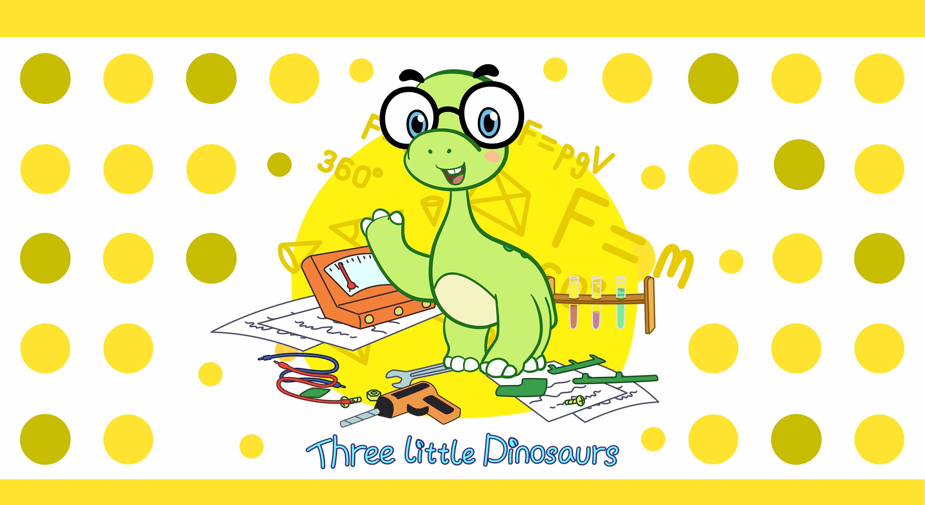 The Moyu Animation Company墨羽动画旗下动画片三只小恐龙Three Little Dinosaurs授权的儿童文具大合集实物图文件袋-4