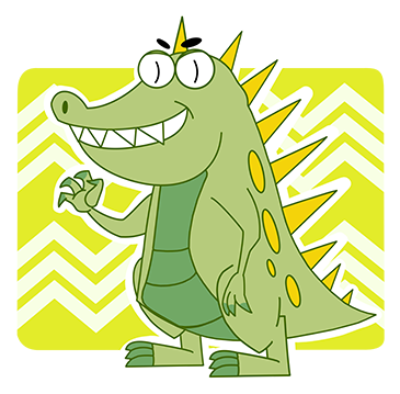 The Moyu Animation Company 墨羽动画旗下动画片三只小恐龙Three Little Dinosaurs剧照之棘龙球球Rocky Spikeback